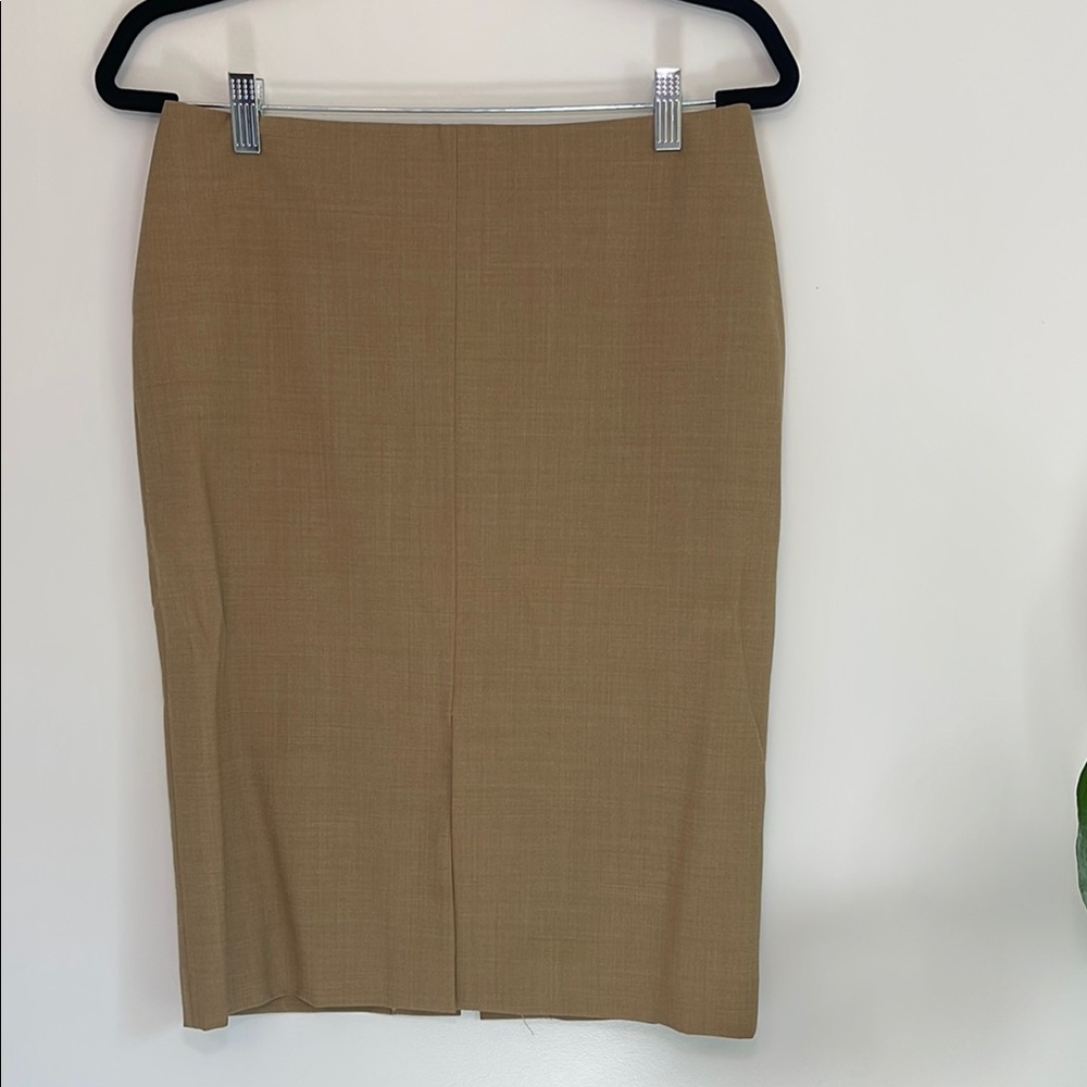 Talula Babaton Stretch Tan Pencil Skirt